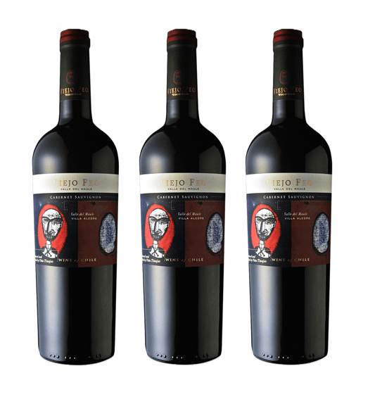 Viejo Feo Cabernet Sauvignon Reserva 750 ml x3 - Viceversa
