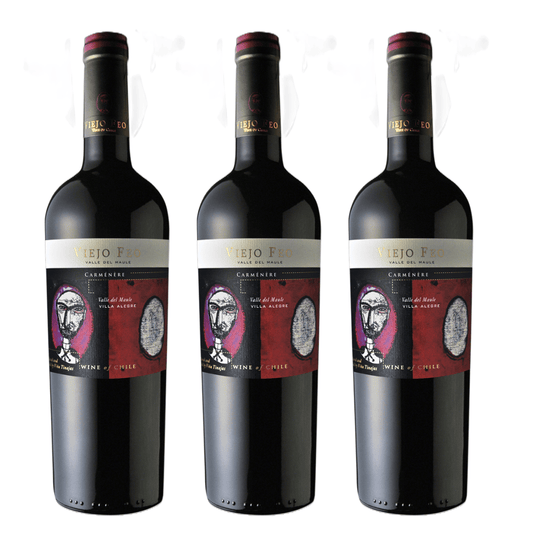 Viejo Feo Carménère Reserva 750 ml x3 - Viceversa