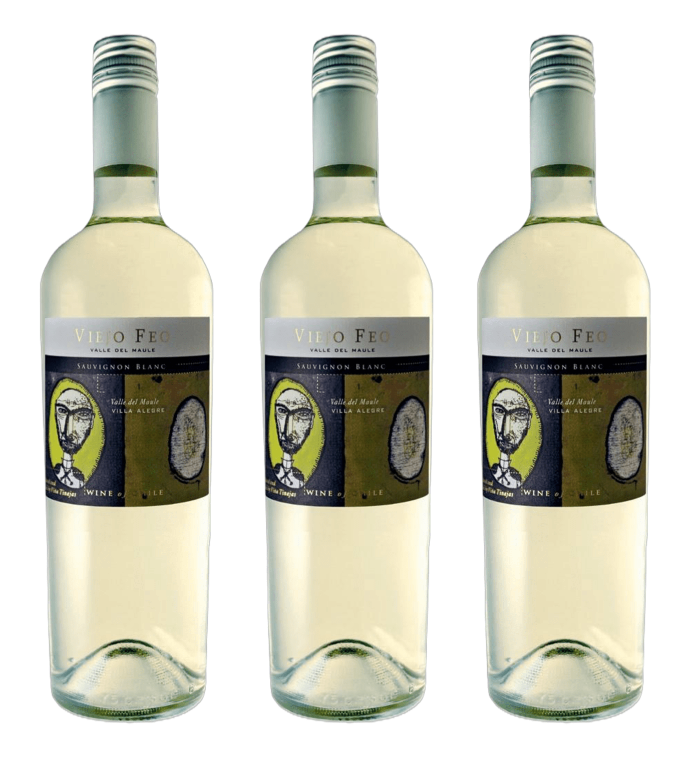 Viejo Feo Sauvignon Blanc Reserva 750 ml x3 - Viceversa